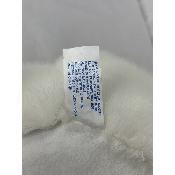 Vintage Kids Of America Plush Bunny Rabbit Easter Basket Polka Dots Floral Daisy - Picture 11 of 16